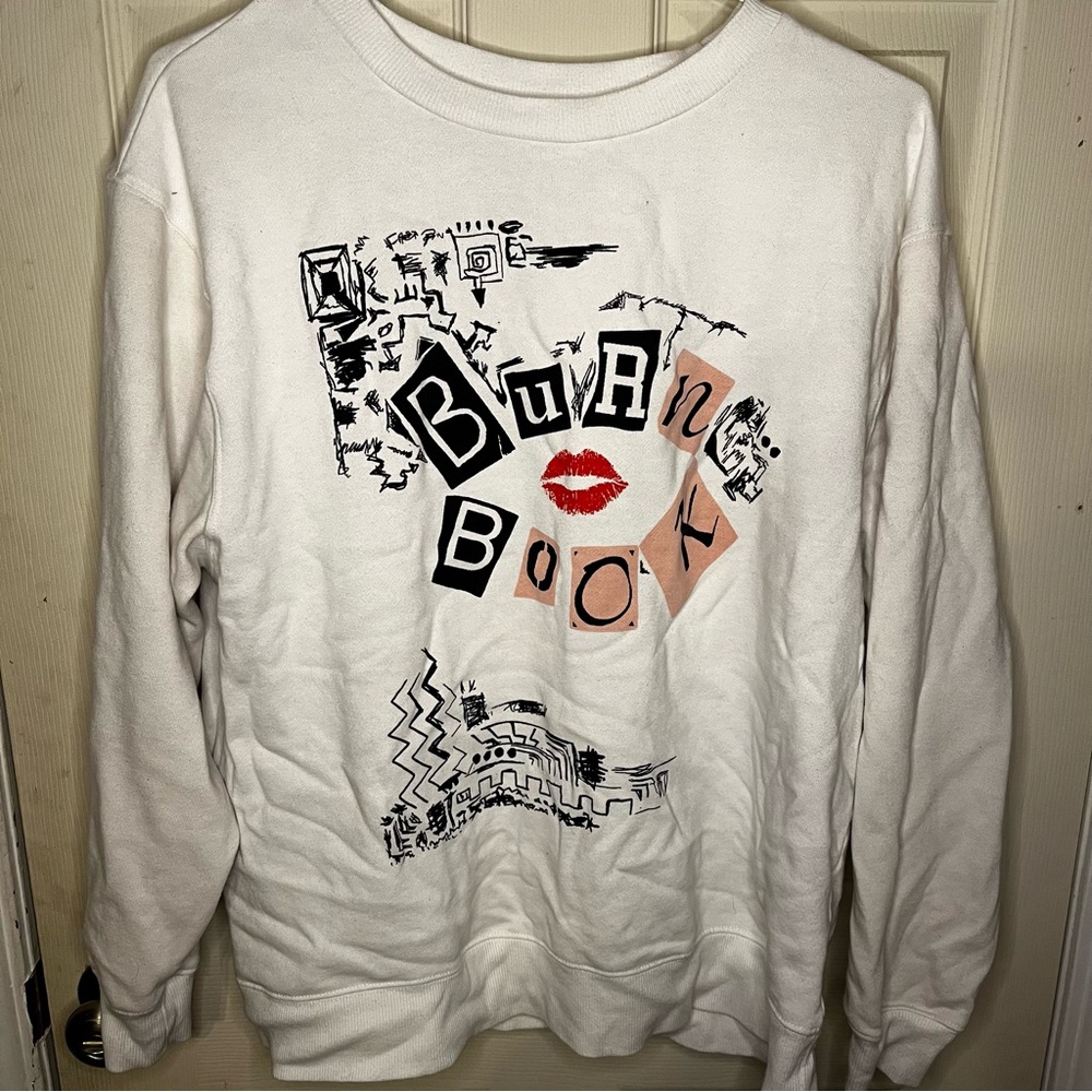Mean Girls 2XL burn book sweatshirt